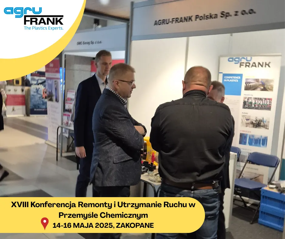 AGRU Frank na XVIII Konferencji „Remonty i Utrzymanie Ruchu w Przemyśle Chemicznym” – dziękujemy za spotkania!