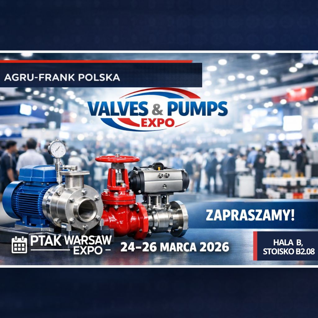AGRU-FRANK POLSKA na targach Valves & Pumps Expo 2026